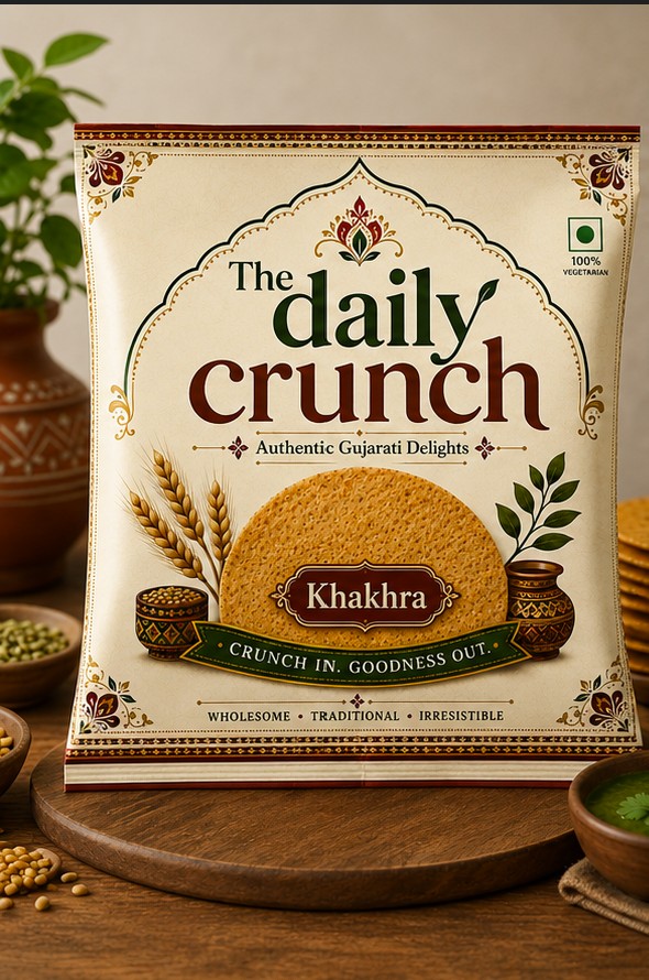 The Daily Crunch Regular Khakhra pack
